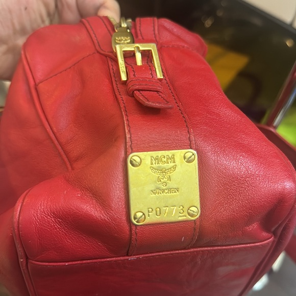 Authentic and Vintage MCM Satchel made in Italy - Picture 7 of 13